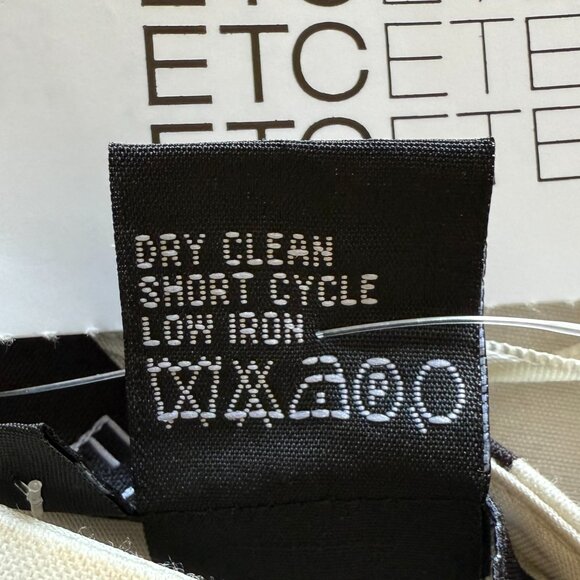 NWT Etcetera | One Shoulder Black & White Silk Dress Sz 8 - Picture 7 of 7